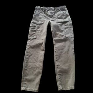 Banana Republic Dark Olive Green Cargo Pants with Utilitarian Style